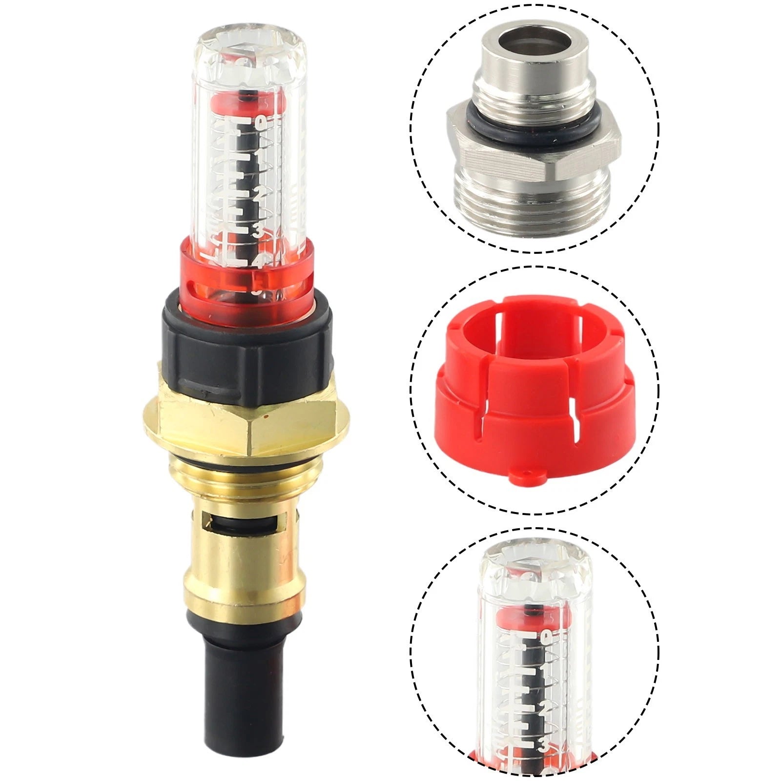 Flow Meter Regulator for Cooling & Air Systems (ABS, Brass)