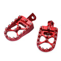 2X CNC Wide MX Style Foot Pegs for Harley Sportster Softail