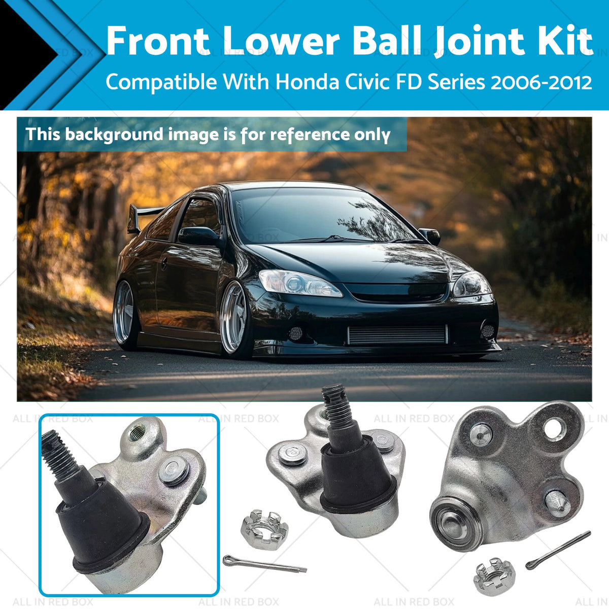 Front Lower Ball Joint Kit for Honda Civic FD Series (2006–2012)