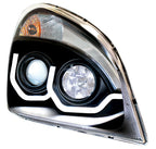 Blackout Headlights with LED Position Lights for Freightliner Cascadia (2018–2024)