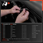2Pcs Front Door Weatherstrip Seal for BMW F10 (2011–2017)