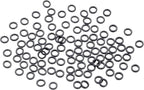 100 Pack Stainless Steel Fly Fishing Tippet Connectors 2mm ID 2.5mm OD