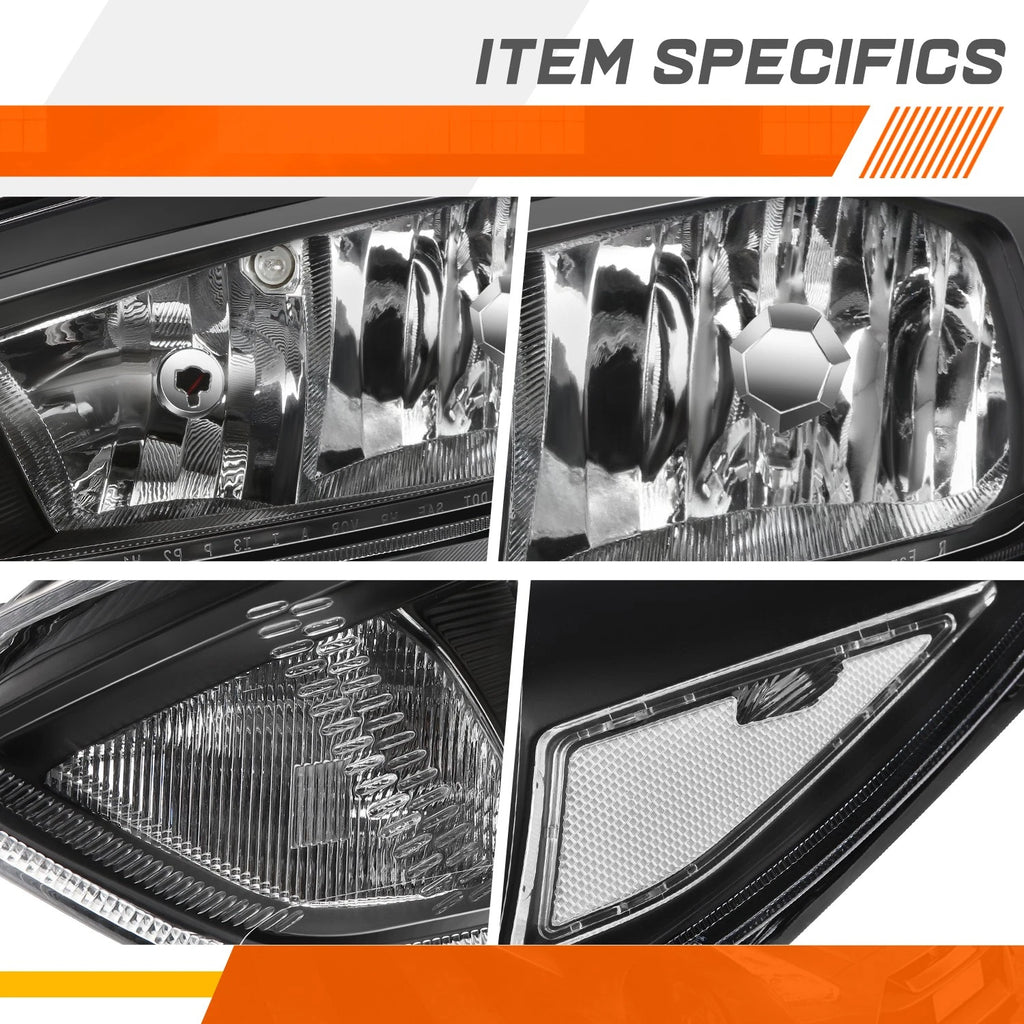 Headlight Lamp for Nissan Altima (2000–2001) Smoked Housing