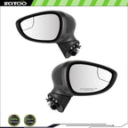 Set of 2 Door Mirrors for Ford Fiesta (2011–2016) Power