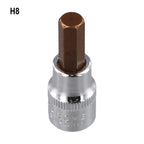 Drive Bit Socket Set H3-H10 for (47mm, T55)