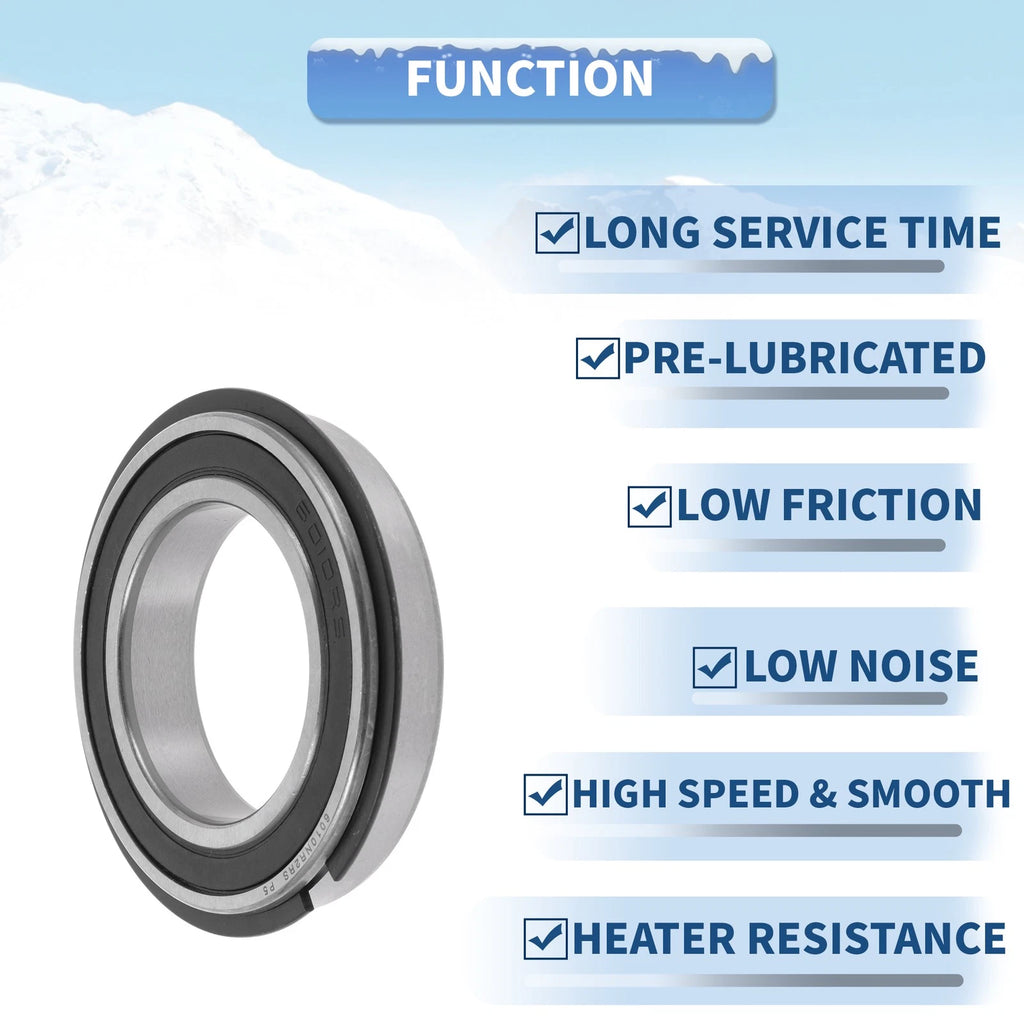 Deep Groove Ball Bearing 50x80x16mm for Scooter Skateboard (6010NR2RS)