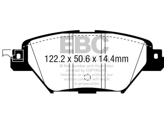 Rear Brake Pad Set for Mazda CX-9 (2016–2023) GV619KT