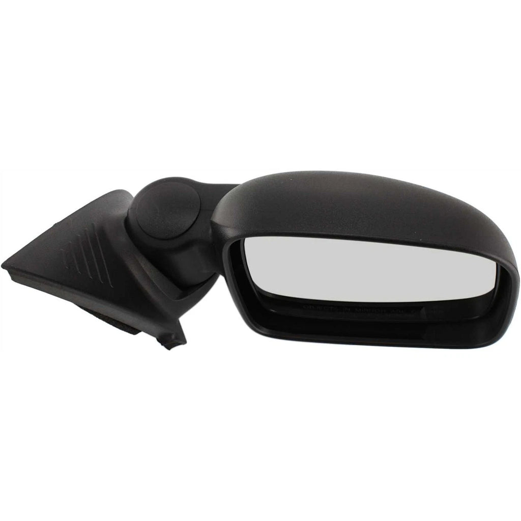 Manual Mirror Set for Jeep Liberty (2002–2007) Textured Black Folding