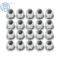 Set of 20 Lug Nut Covers for Semi Truck (Chrome, 33mm)