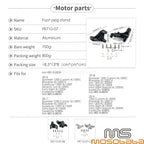 Rear Passenger Foot Pegs for Harley Sportster 883 XL1200 (2004-2023)