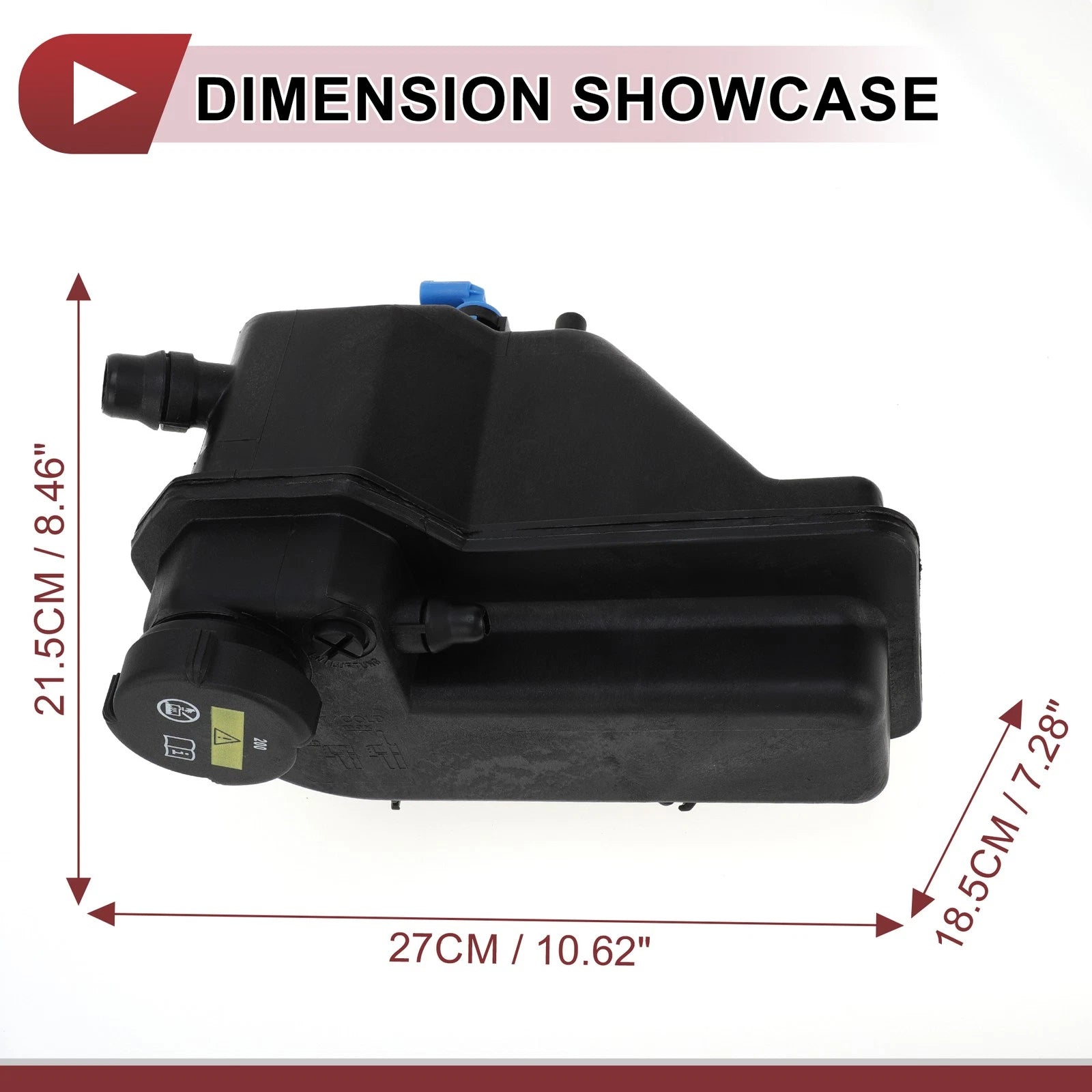 Coolant Expansion Overflow Tank with Cap No. 17107514964 for BMW X5 (2000–2003)