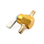 8mm On-Off Fuel Tap Gas Valve Petcock for Motorcycle Inline Yellow