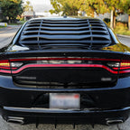 Rear Window Windshield Louver Cover Sunshade Vent for Dodge Charger (2011–2023)