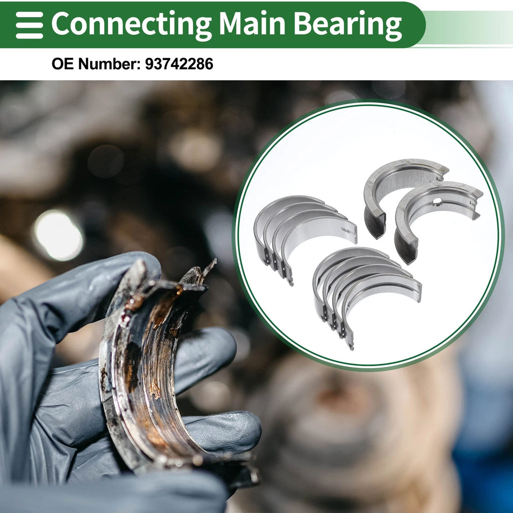 Main Bearing Set No. 2102026040 for Hyundai Accent (1995–2011) 10 Pcs