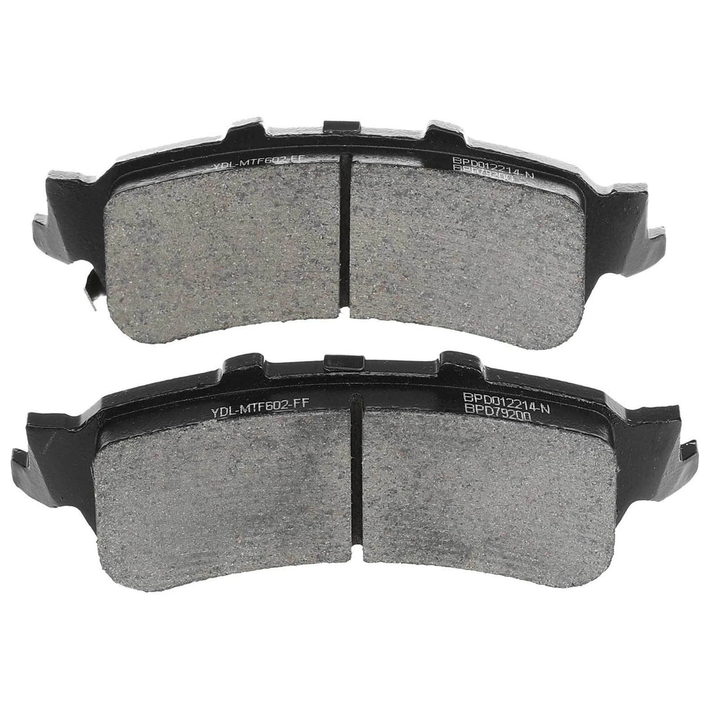 Rear Disc Brake Rotors & Ceramic Pads for Chevy Silverado 1500 (1999–2006)