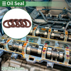 Set of 5 Oil Seal Rotary Shaft Seal FKM Rubber 20x26x4mm