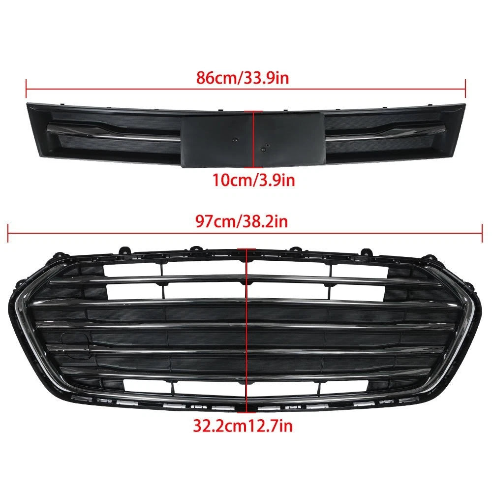 Front Grille for Chevrolet Trax (2017â2020) Replacement Black