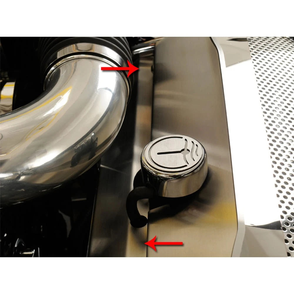 Radiator Cap Brushed Stainless Replacement for Chevrolet Camaro (2010–2015)