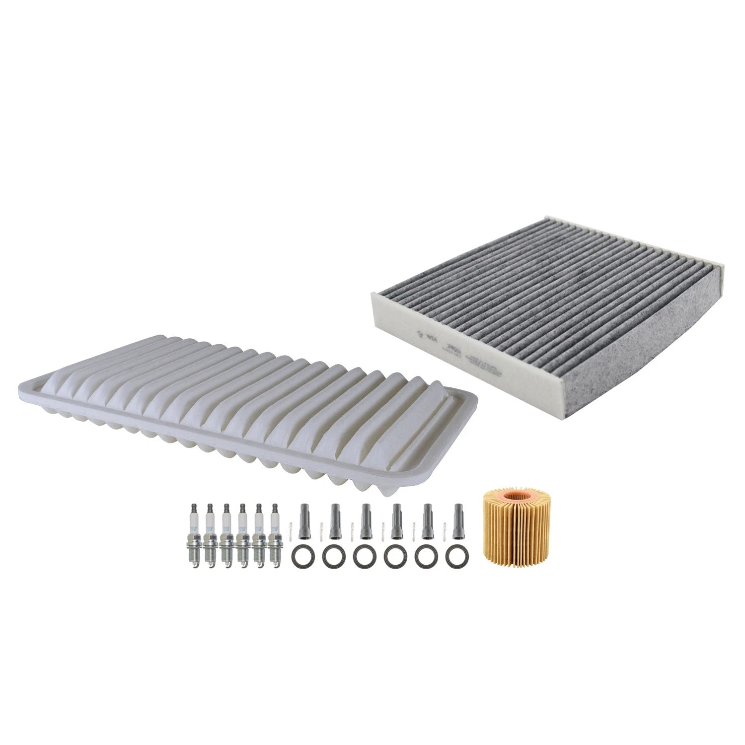 Tune Up Kit with NGK 6 Spark Plugs & Boots for Highlander 3.5 V6 (2008–2013)