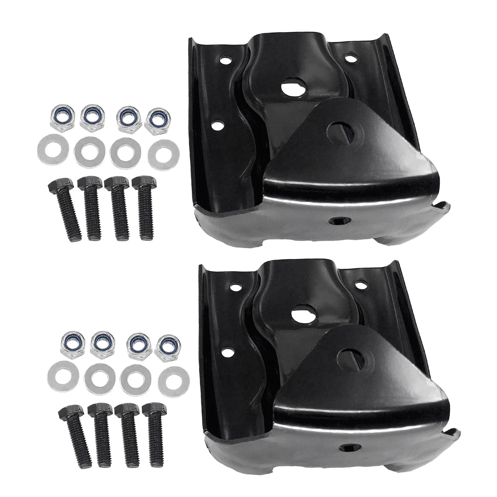 2X Rear Leaf Spring Hanger Shackle Bracket for Chevy Silverado (1999–2015) 722-030
