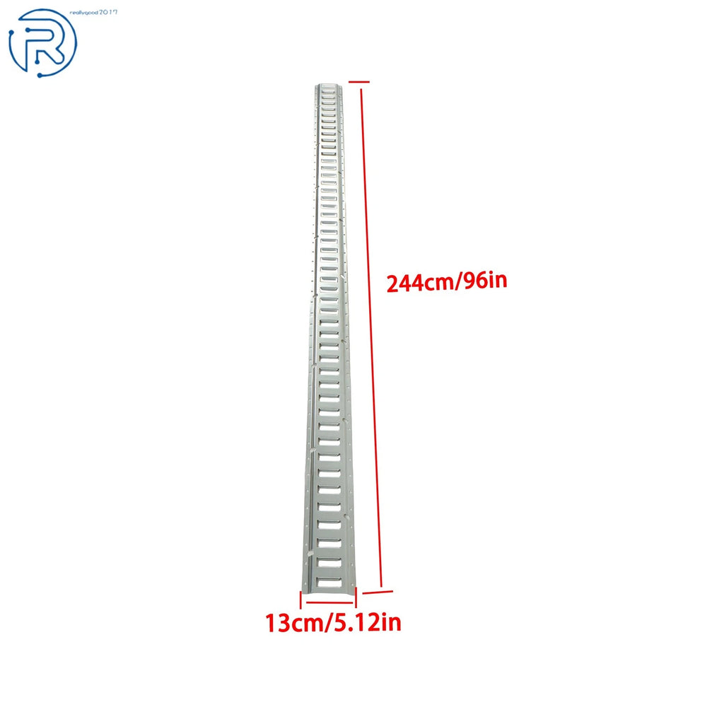 Set of 8 E Track Tie Down Rails for Heavy Loads (8')