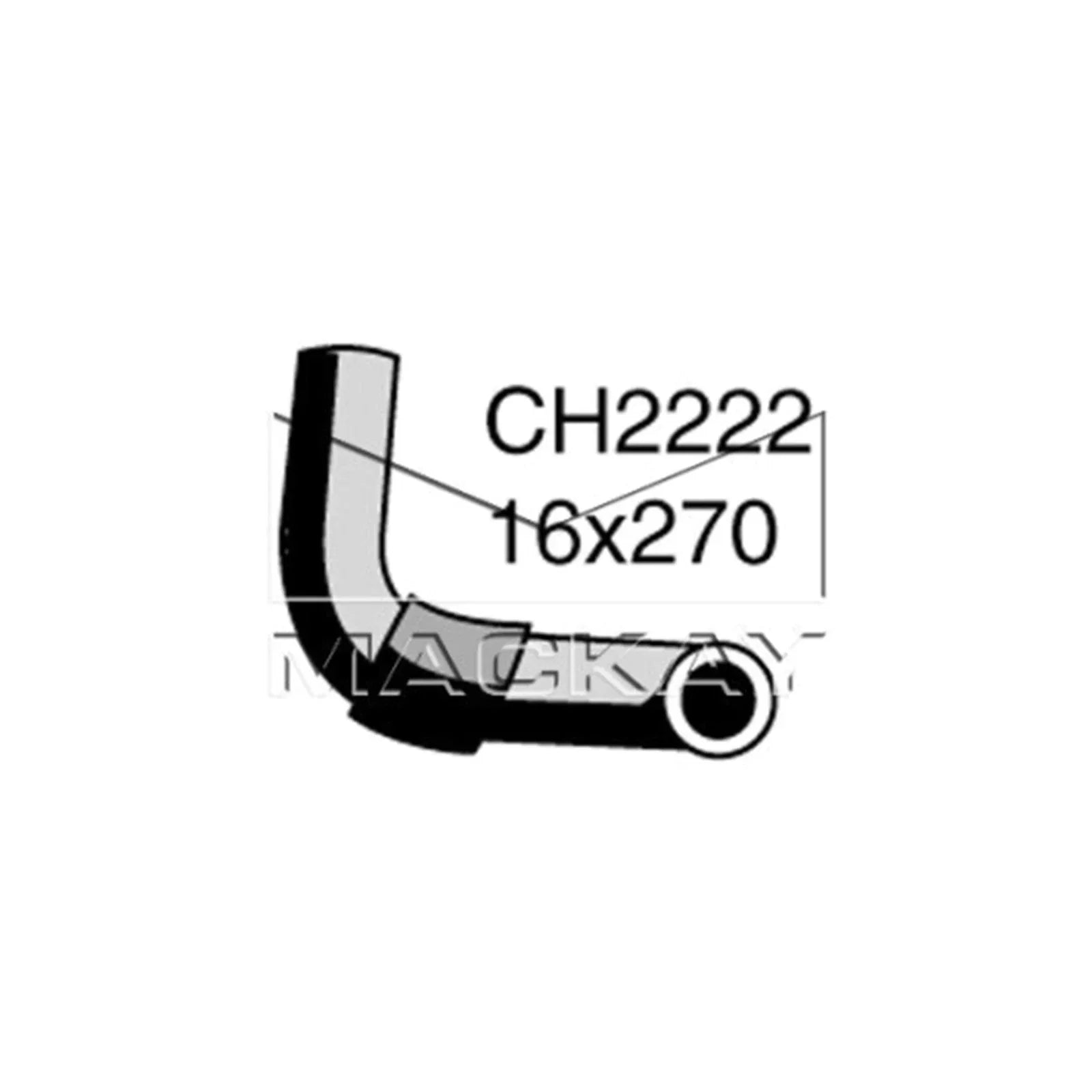 Heater Hose to Engine Water Outlet for RAV4 (1997–2000)