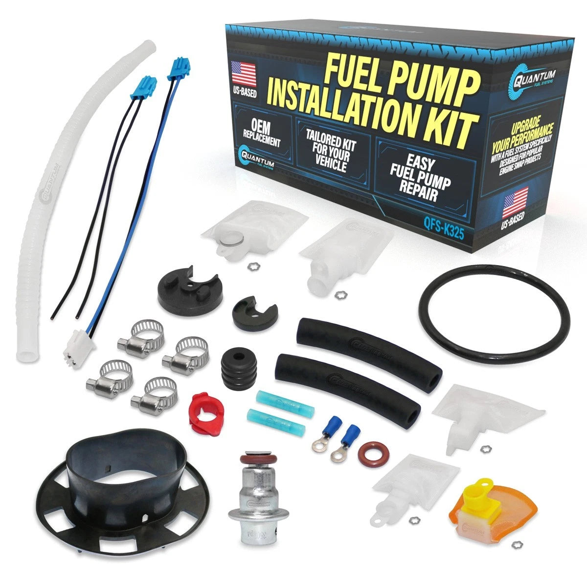 Fuel Pump Repair Kit + Regulator + Gasket for Honda VFR800 (2010–2015) 16700-MJM-D01