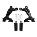 Rear Passenger Footrests Footpegs Brackets for Kawasaki Ninja 650 Z650 (2017–2024)