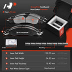 Drilled Rotors & Ceramic Brake Pads for Ford Expedition Lincoln