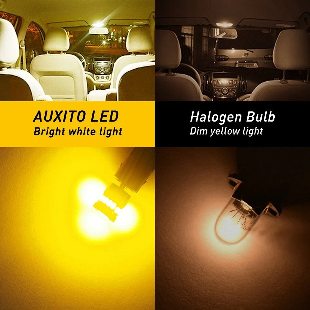 Set of 4 T10 LED Interior Parking Marker Lights for Mercedes