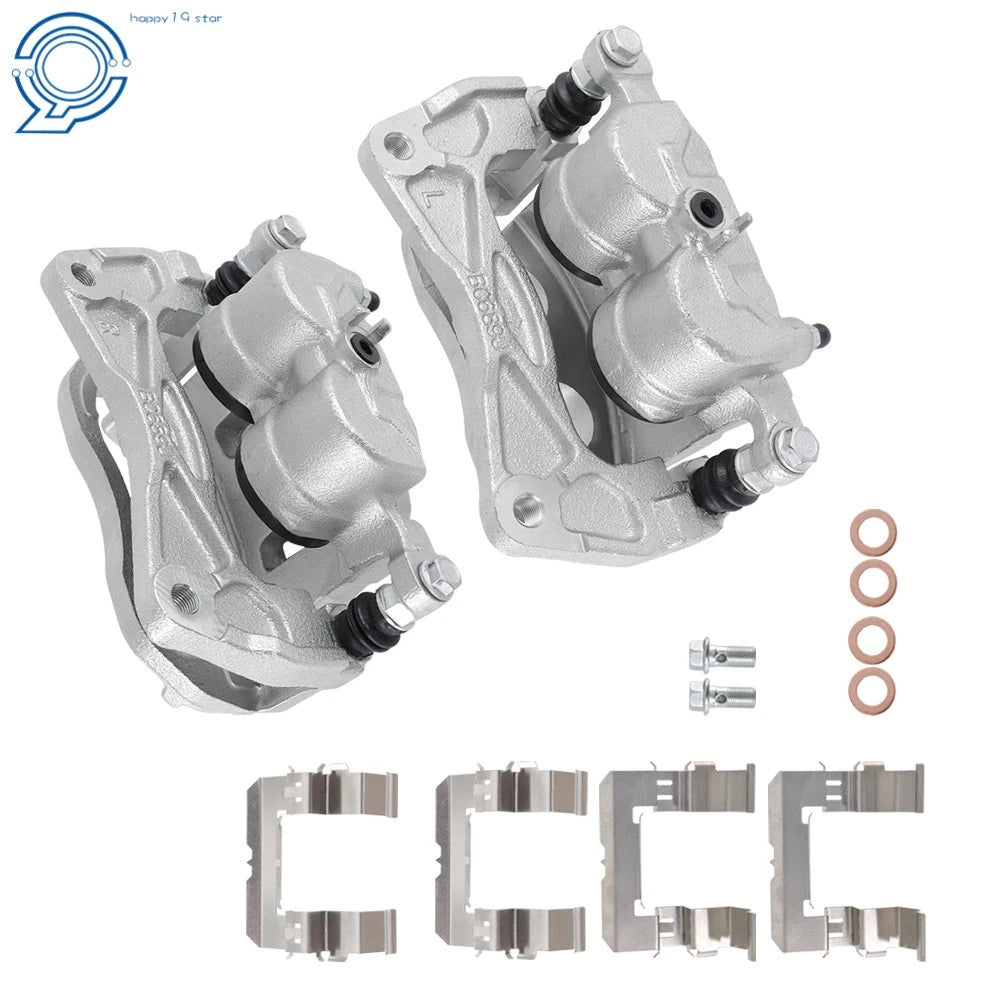 Set of 2 Front Brake Calipers w/ Bracket for Subaru Legacy WRX B9 Tribeca (2005–2017)