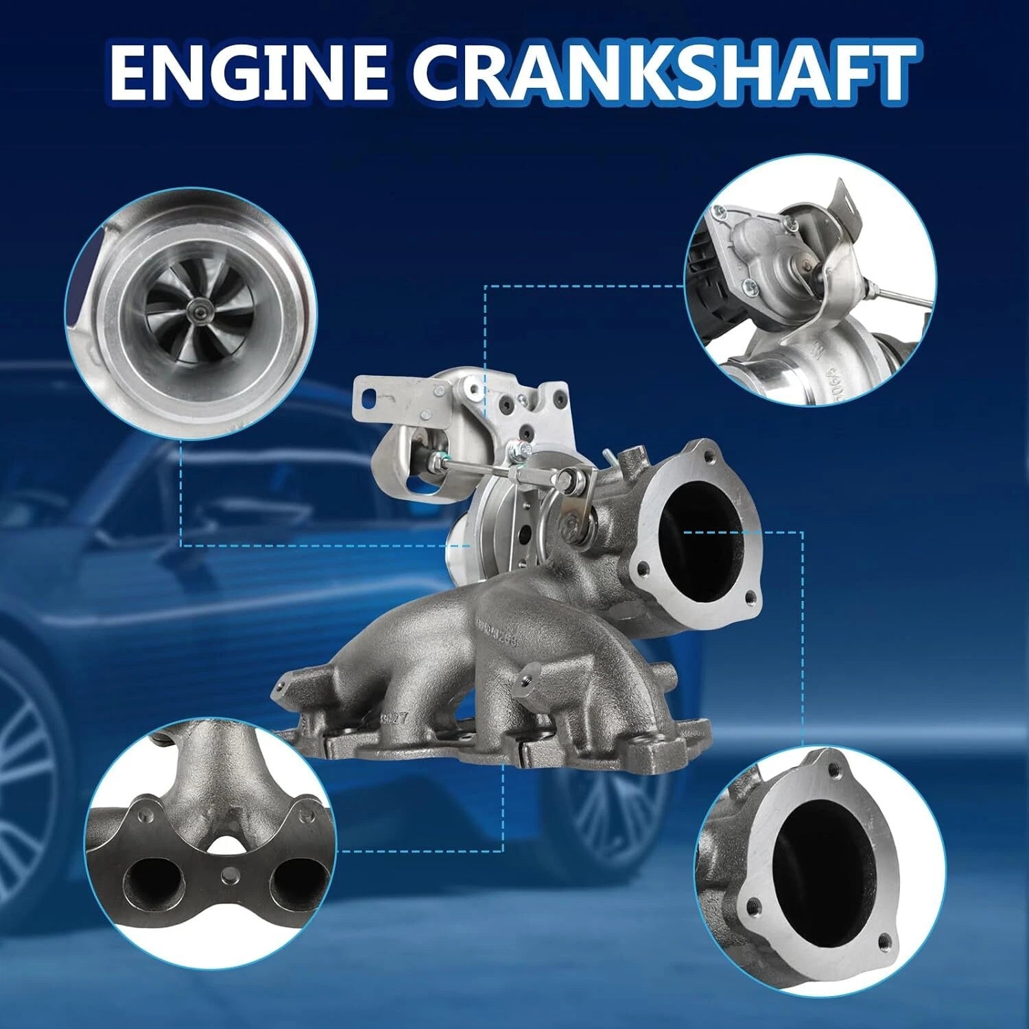 Turbocharger 282312B760 for Hyundai Tucson 1.6L (2016–2018)
