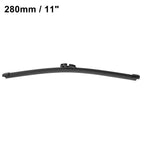 11" Rear Windshield Wiper Blades for Ford (Rubber, Plastic, Black)