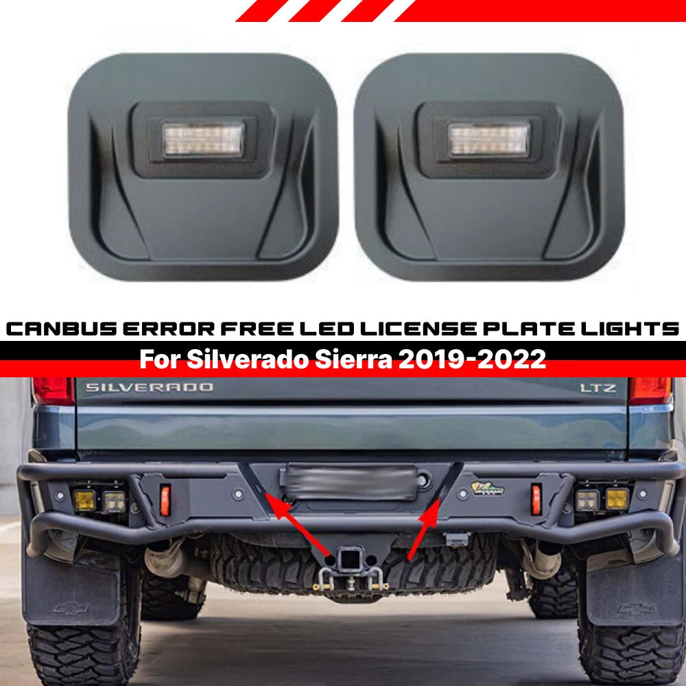 LED Tailgate Step Light for Chevy Silverado (2020–2022) GMC Sierra (2019–2022)