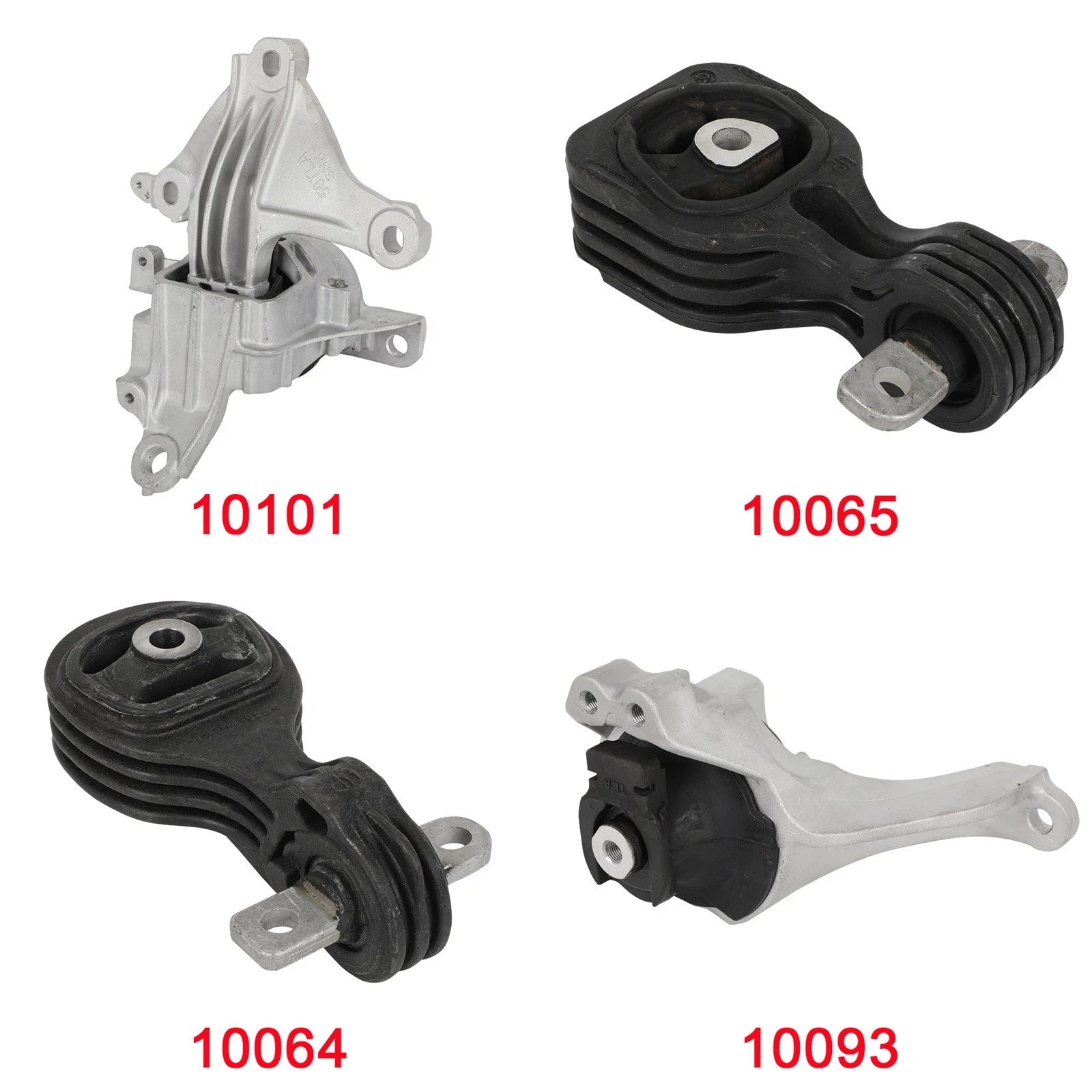 Set of 4 Engine Motor Transmission Mounts for Honda CR-V (2017–2019)