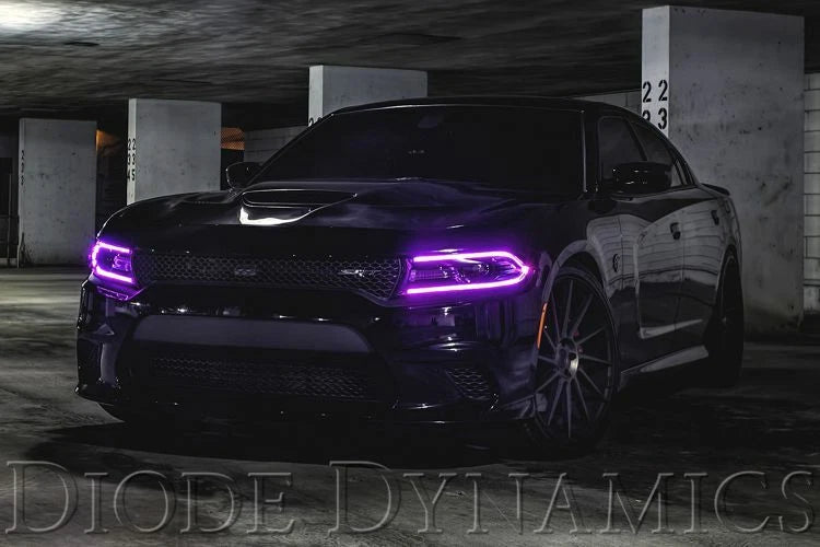 LED Boards Pair Replacement Multi Color w Bluetooth Control for Dodge Charger (2015–2018)