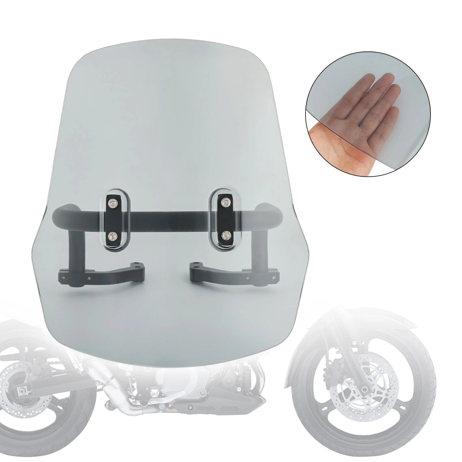 ABS Motorcycle Windshield for Honda Hunter Cub CT125 (2019–2023)