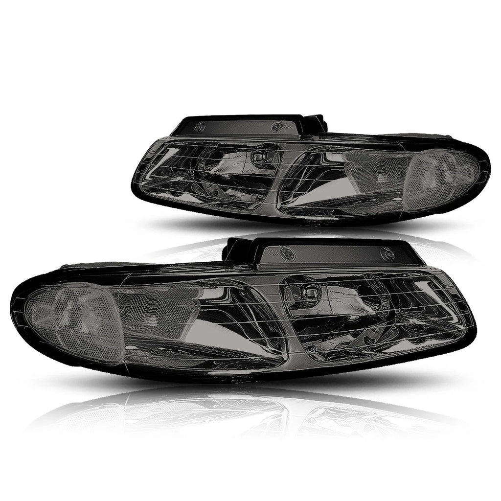 Headlight Lamp for Chrysler Town & Country/Voyager (1996–2000) Smoked Housing