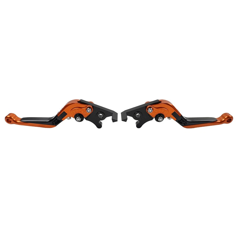 Folding Extendable Brake Clutch Levers for Suzuki GSXR600 GSXR750 (2004–2005) Orange