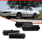 Smoked Front & Rear Fender Side Marker Lights for Chevy Monte Carlo SS (1981–1988)