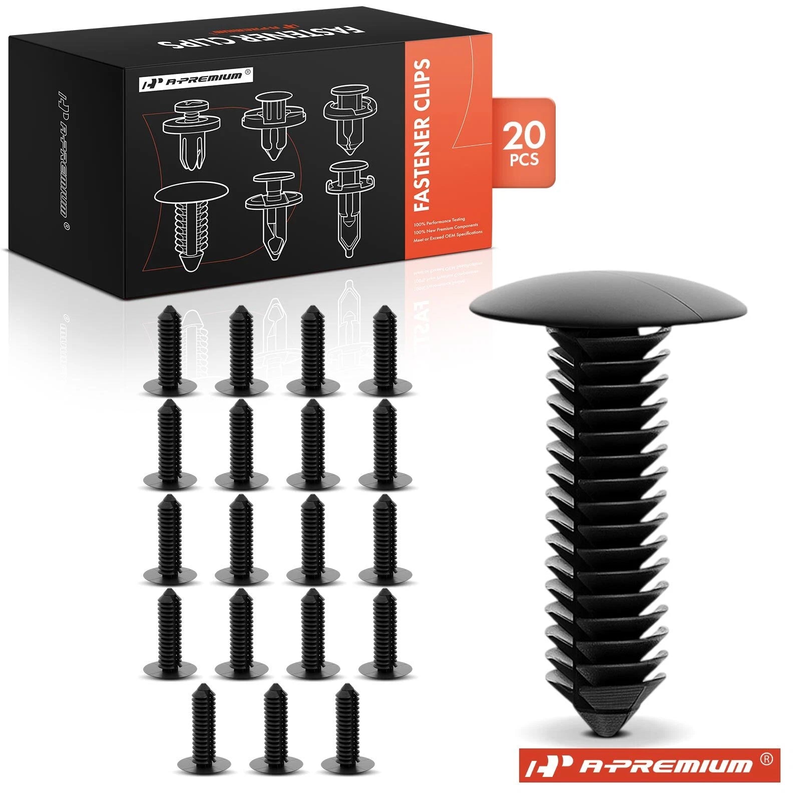 20Pcs Nylon Bumper Fascia Retainer Clips for Chevy Olds Pontiac 