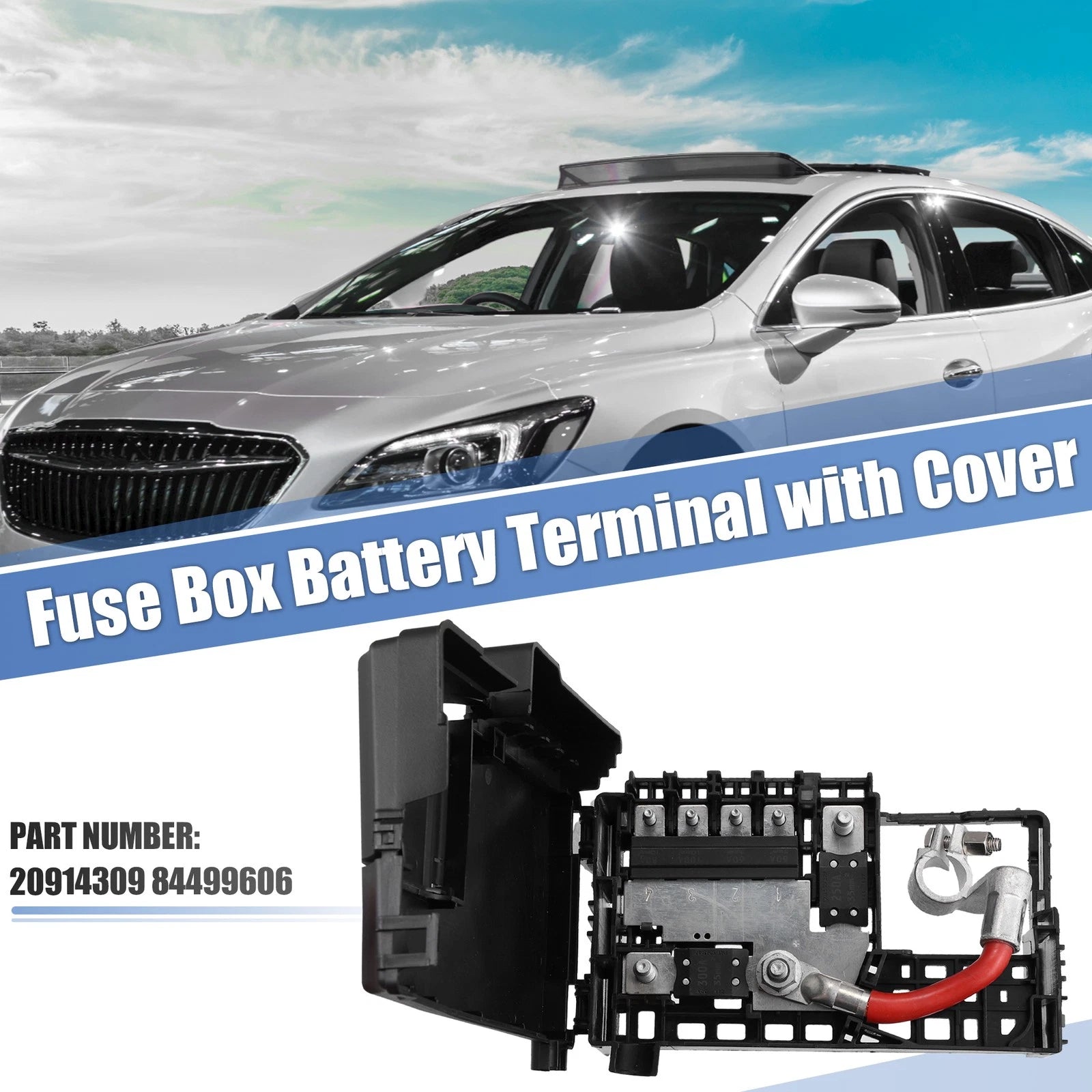 Fuse Box Battery Terminal with Cover for Cadillac ATS (2013) 20914309 84499606