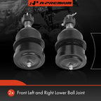 2X Front Lower Side Ball Joint for Chevrolet Corvette (1984-1996)