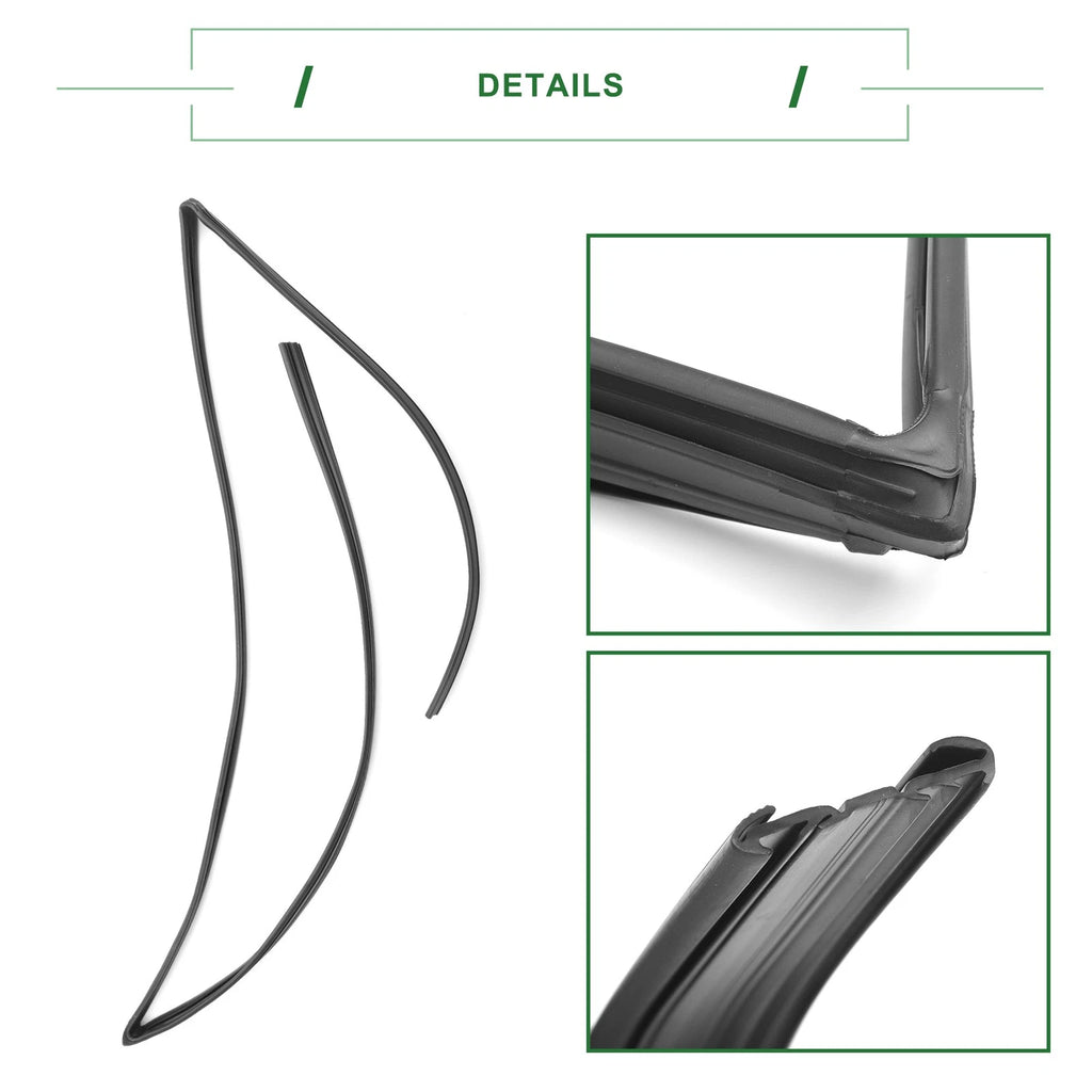 1 Pc Front Right Door Window Run Channel Seal Strip No. 6814112511 for Toyota 