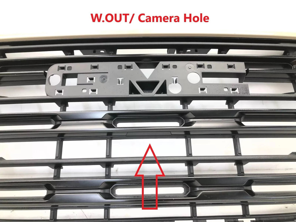 OEM Front Upper Bumper Grille for GMC Sierra 1500 (2022–2024) Desert Sand MET #36