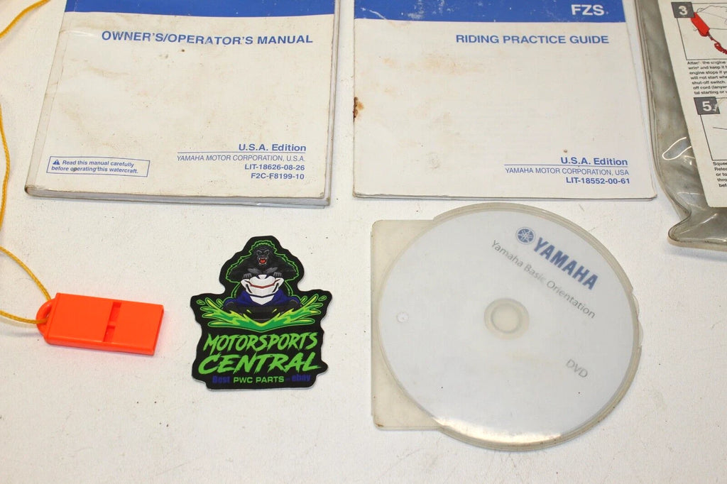 Owner's Manual CD for Yamaha FZS (2009) LIT-18626-08-26