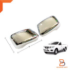Chrome Side Wing Mirror Covers for Nissan Navara NP300 D23 (2015-2023)