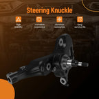 Front Left Steering Knuckle for Ford Explorer (1998–2000)