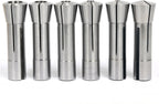 Set of 6 Precision R8 Collets for Mill Chuck Holder (1/8" - 3/4")