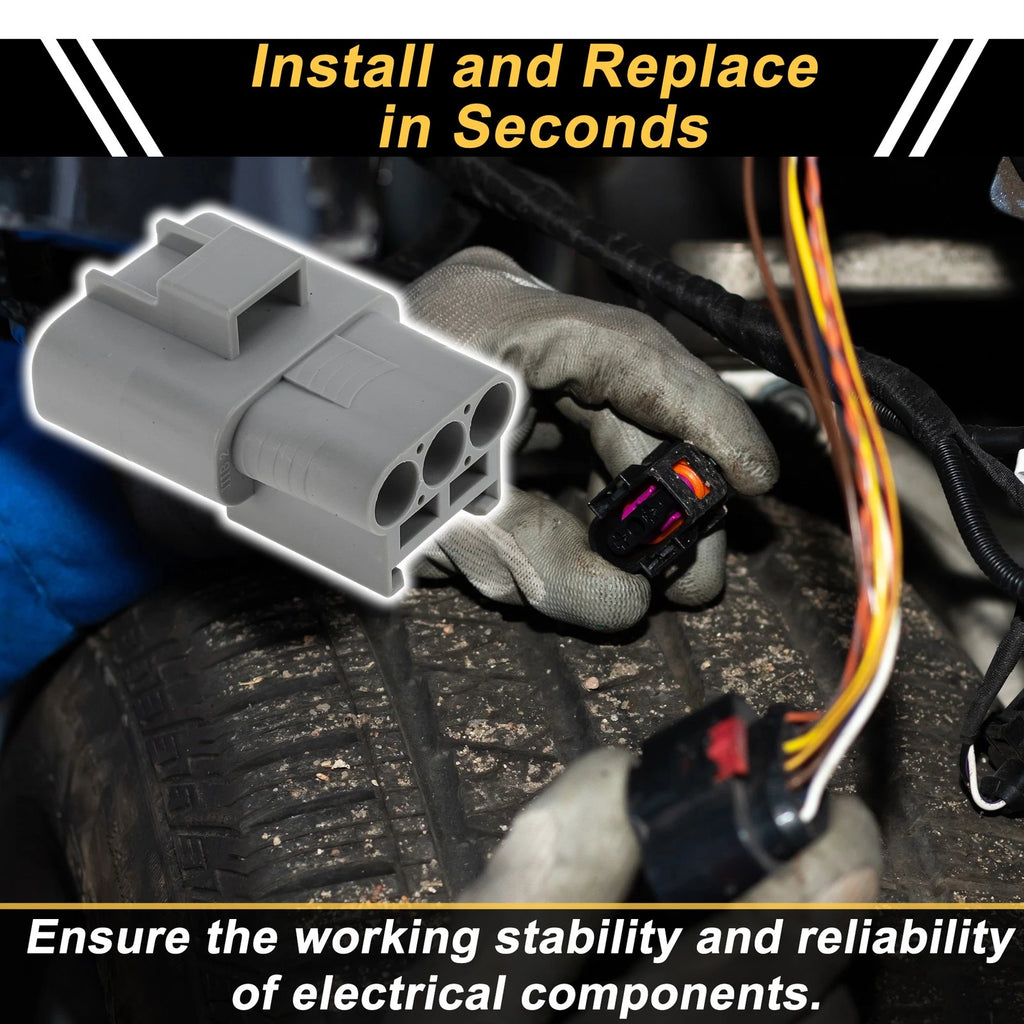 3 Pin Electric Fan Control Connector Plug for Toyota 